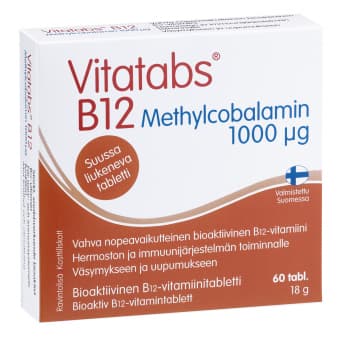 Vitatabs B12 tabletid 1000mcg N60