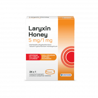 LARYXIN HONEY LOSENG 5MG/1MG N24
