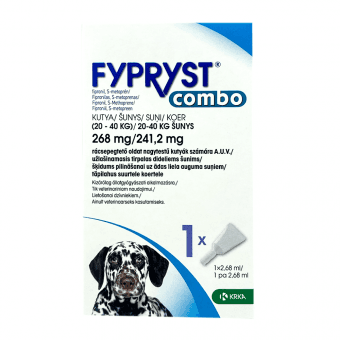FYPRYST COMBO ТОЧЕЧНОЕ СРЕДСТВО ОТ ПАРАЗИТОВ ДЛЯ СОБАК 268MG+241.2MG 2.68