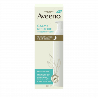 Aveeno Calm + Restore öökreem näole kaeraga 50 ml
