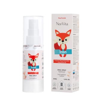 NorVita rauasprei lastele + vitamiinid B12 ja B6 30 ml