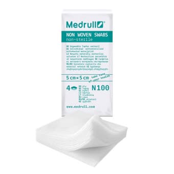 Medrull salvrätid mittesteriilsed 4-kihilised 5cmx5cm N100