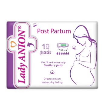 Lady Anion Post Partum sünnitusjärgsed hügieenisidemed N10