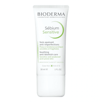Bioderma Sebium Sensitive intensiivse toimega kreem aknele kalduvale nahale 30 ml