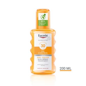 Eucerin Sun Oil Control Dry Touch päikesekaitsesprei SPF30, värvitu 200 ml