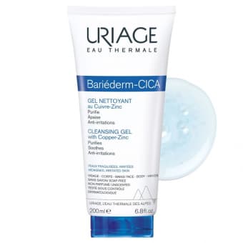 Uriage Bariederm Cleansing Cica-gel гель для умывания для сухой кожи 200 мл