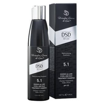 DSD De Luxe Steel & Silk восстанавливающий шампунь 200 мл
