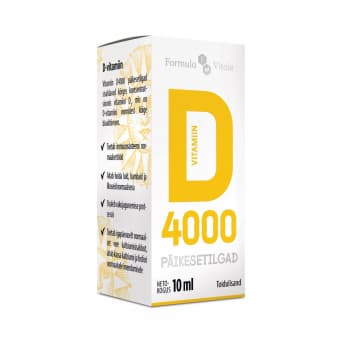 Formula Vitale D-vit päikesetilgad 4000IU 10 мл