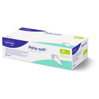 Peha-soft перчатки из латекса без пудры mittester M N100