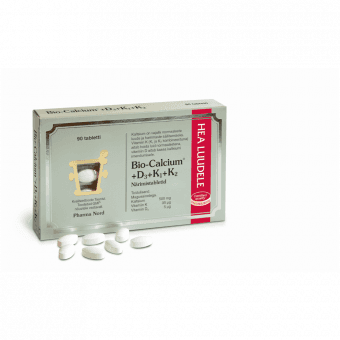 Pharma Nord Bio-Calcium + Vitamiin D + K närimistabletid N90