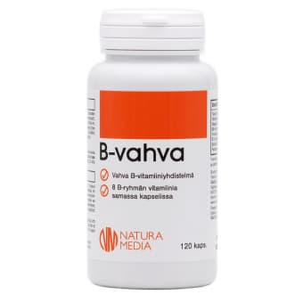 Natura Media B-Vahva B vitamiini kompleks kapslid N120