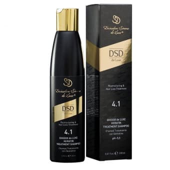 DSD De Luxe 4.1 taastav šampoon keratiiniga 200 ml