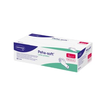 Hartmann Peha-soft Latex protect puudrivabad mittesteriilsed latekskindad L N100
