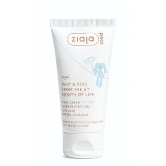 Ziaja MED Baby & Kids näokreem SPF50 alates 6. elukuust 50 ml