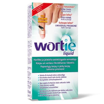 Wortie Liquid soolatüügaste eemaldamise vedelik (4+) 5 ml