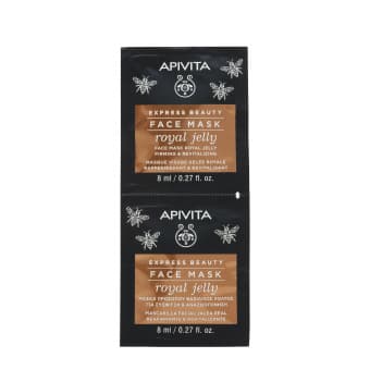 Apivita Express Beauty Royal Jelly pinguldav ja värskendav näomask 2x8ml