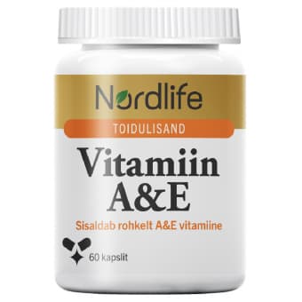 Nordlife Vitamiin A&E kapslid N60
