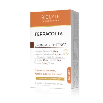 Biocyte Terracotta Bronzage Intense kapslid päikesekaitseks ja vananemise ennetamiseks N60