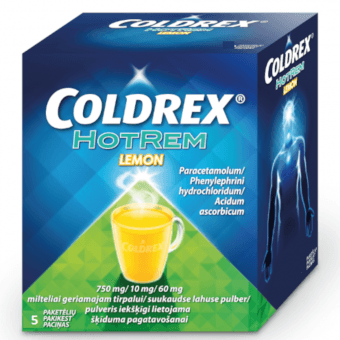 COLDREX HOTREM LEMON 750+10+60MG SUUKAUDSE LAH PLV N5