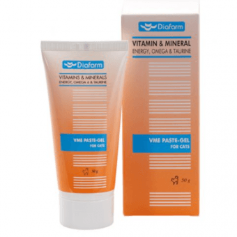 Diafarm паста для кошек с витаминами, минералами, таурином и Omega 6 50 г