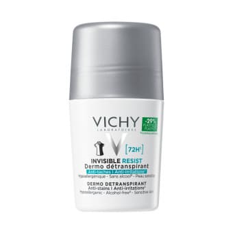 Vichy Roll-on 72H Invisible Resist невидимый антиперспирант, не оставляющий следов на одежде 50 мл