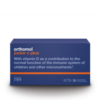 Orthomol Junior C Plus жевательные таблетки со вкусом мандарина N30