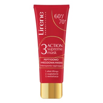 Lirene näomask intensiivselt silendav Peptiidid & Raud 60-70+ 50 ml