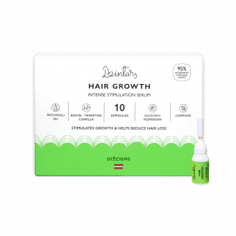 Dzintars Dizciems juuksekasvu intensiivselt stimuleeriv seerum 10x5ml