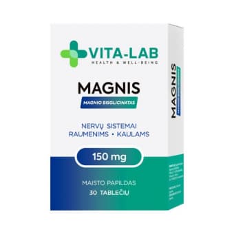 VITA-LAB Магний бисглицинат 150мг в таблетках N30