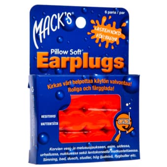 Mack's kõrvatropid silikoonist lastele 6 paari N12