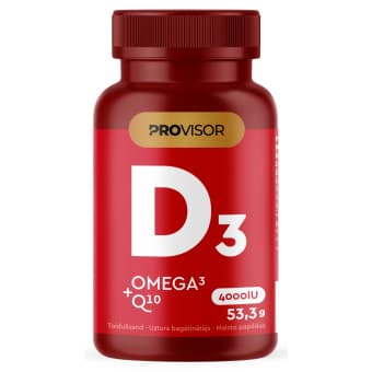 Provisor Vitamiin D + Oomega 3 + Q10 N60