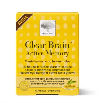 New Nordic Clear Brain Mega таблетки N30