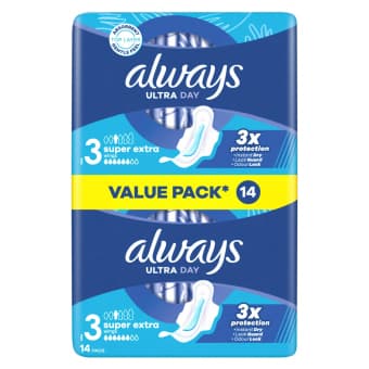 Always Ultra Day & Night hügieenisidemed N14