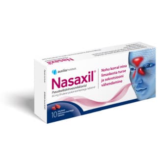 NASAXIL ÕHUK. POLÜM.KAT. TBL 60MG N10