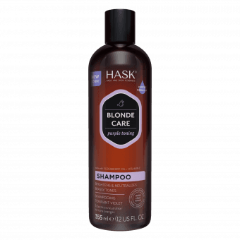 Hask Blonde Care Purple Toning Shampoo tooniv šampoon blondidele juustele 355 ml