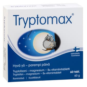 Tryptomax Une tabletid Magneesium + B6 N60