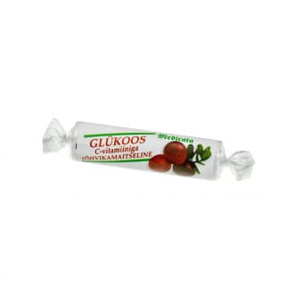Medicata Glükoos+vitamiin C tropsid 30mg jõhvikas N10
