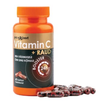Pro Expert Vitamiin C+raud booster капсулы N60