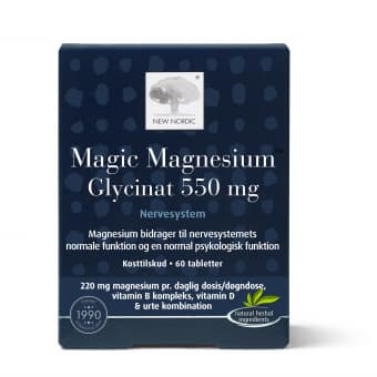New Nordic Magic Magnesium Glycinat 550 mg tabletid N60