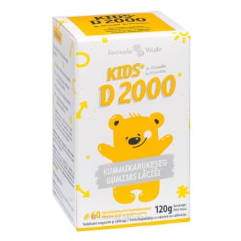 Formula Vitale Kids+ D 20mcg kummikarukesed N60