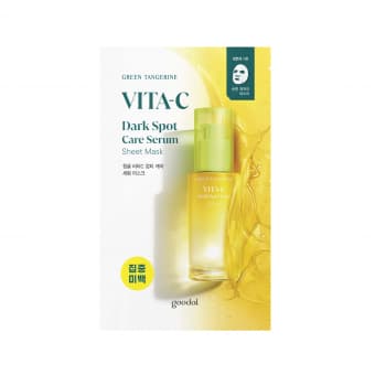 Goodal Green Tangerine Vita C тканевая маска для лица с осветляющей сывороткой 28 г