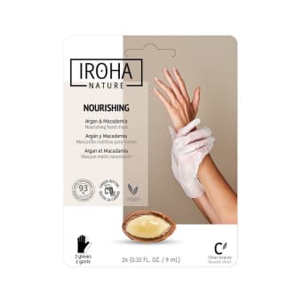 Iroha Nature Nourishing hooldav ja toitev kätemask argaaniaga 20 ml
