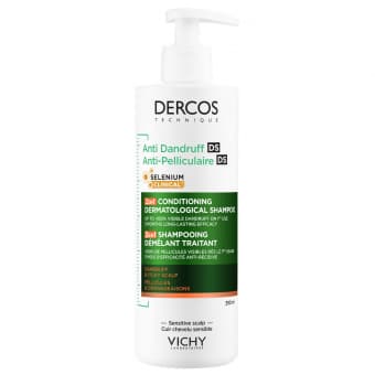 Vichy Dercos DS 2in1 kõõmavastane šampoon koos palsamiga 390 ml