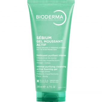 Bioderma Sebium Gel Moussant Actif näopesugeel rasusele ja kombineeritud nahale 200 ml