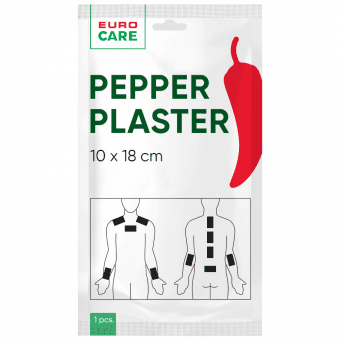 Eurocare pipraplaaster 10 cm x 18 cm N1