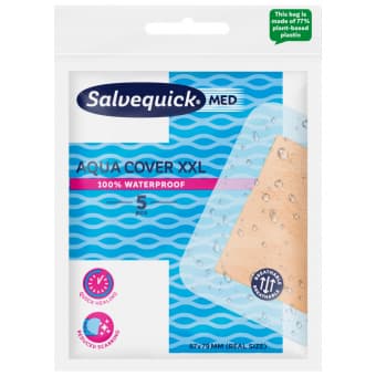 Salvequick plaastrid Aqua Cover XXL N5