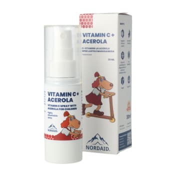 Nordaid C+ Acerola vitamiini suukaudne sprei lastele 50mg 30 ml