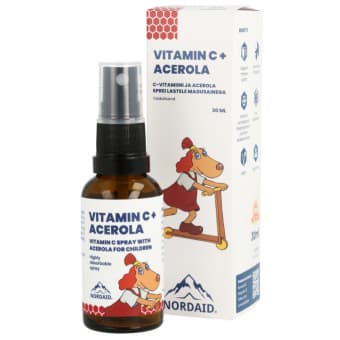 NordAid C+Acerola детский пероральный витаминный спрей 50MG 30 мл