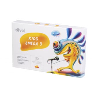 Olvel Kids Omega-3 + D3 kummikommid lastele N30