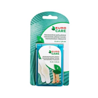 Eurocare гидроколлоидный пластырь 6x1,8cm N5
